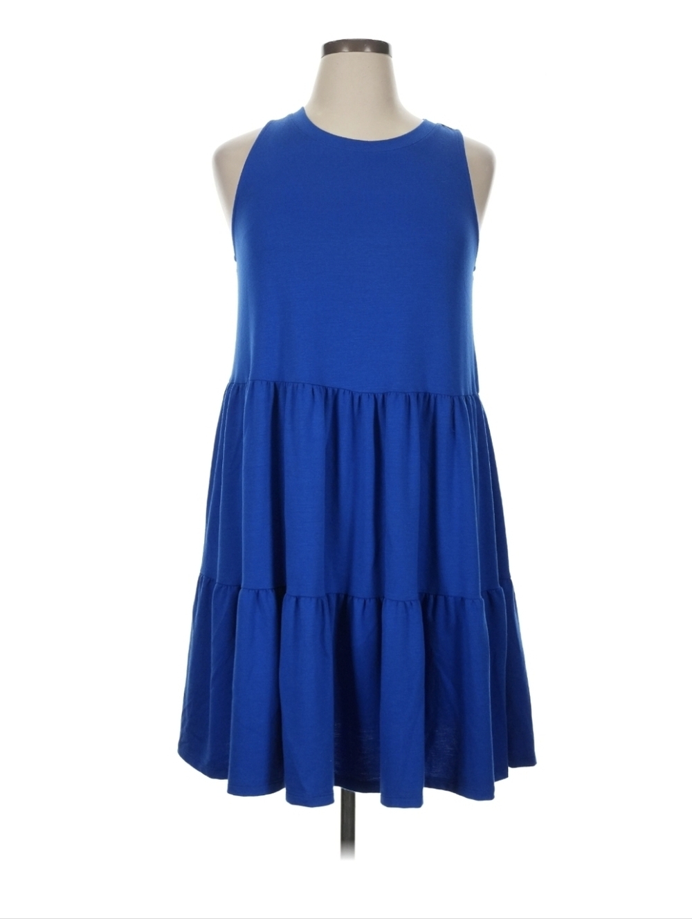 Crown & Ivy Royal Blue Sleeveless Tiered Dress